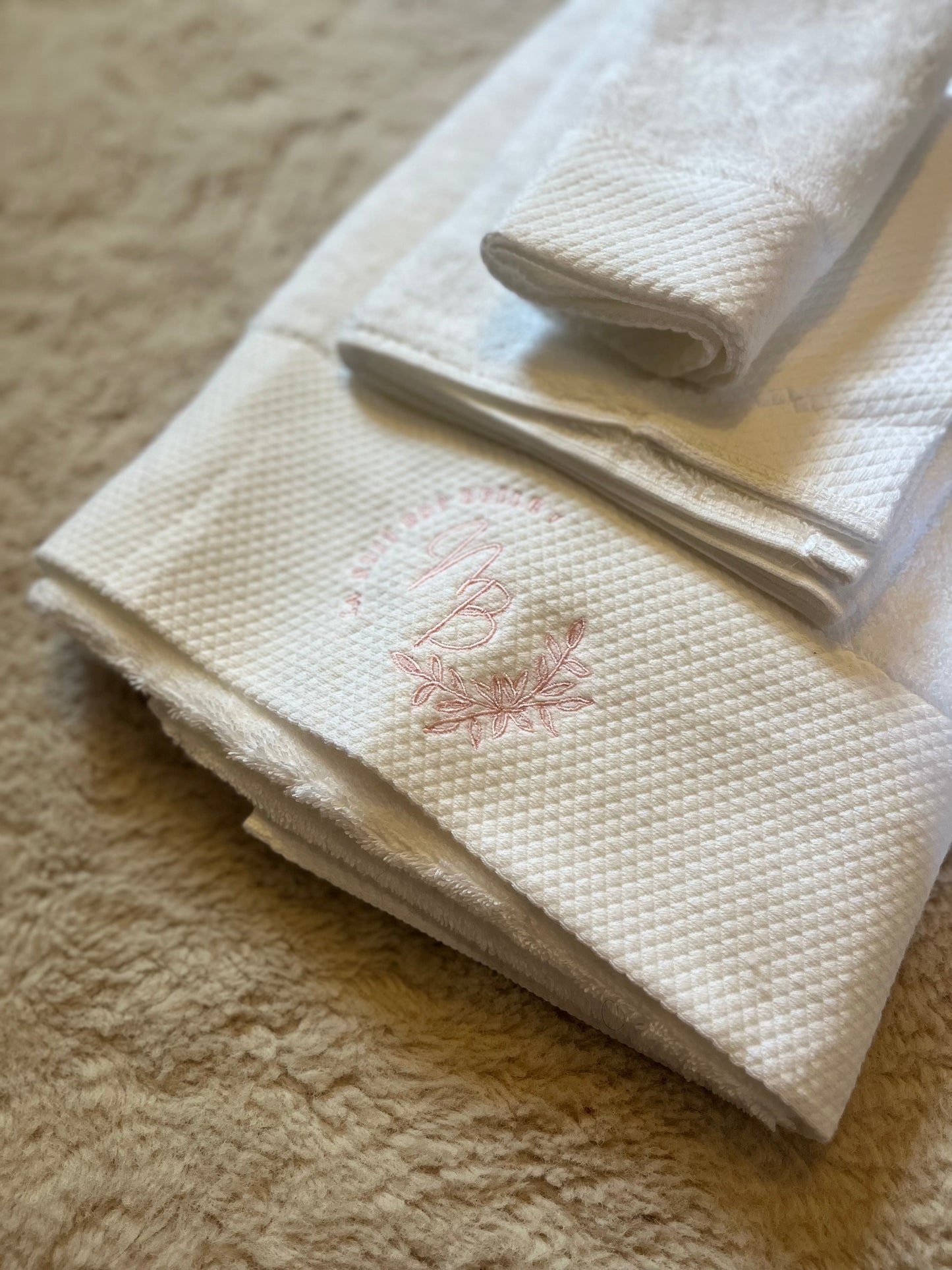 Serviettes de bain - Signature La Nuit est Belle